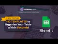 Google Sheets:  +10 FREE Templates to Organise Your Table Within Seconds