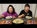 자매의밥상 부산 부평깡통시장 유부전골♡시원칼칼 담백 마지막 우동까지 yubu jeongol fried tofu noodles mukbang