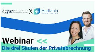 Die drei Säulen der Privatabrechnung - Arztpraxis wirtschaftlich halten 🏥🔋 | dgpar X Medizinio