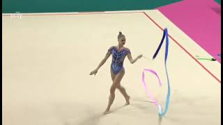 Evelina Ivanova Ribbon AA 24.600-World Challenge Cup Pamplona 2022