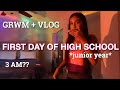 GRWM for FIRST day of high school as a JUNIOR! get ready with me (ft. emmiol) #emmiol #ad #sponsored