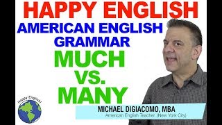 MUCH vs. MANY - English Grammar Practice for TOEIC \u0026 LIFE