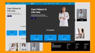 Hospital Website Using HTML CSS \u0026 JavaScript in Hindi | Website Using HTML and CSS