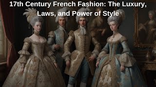17th Century French Fashion: The Luxury, Laws, and Power of Style