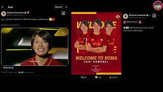 SAKI KUMAGAI 8 Goodbye AS ROMA • 熊谷 紗希 ASローマ