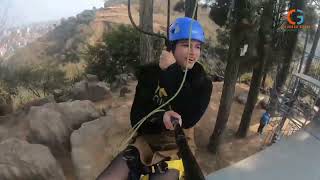 Fight with your fair // canopy zipline chobhar gorge /zipline nepal.