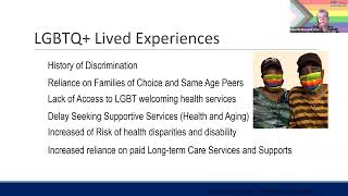 LGBTQ+PD: Advocating for LGBTQ+ Inclusive Health and Aging Services