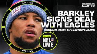 🚨 Saquon Barkley agrees to 3-year/$37.75M deal w/ Philadelphia Eagles 🚨 | NFL Free Agency Countdown