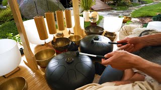 Total Calm Sound Bath Performance || Relaxing Meditation Music | Singing Bowls Spa Music