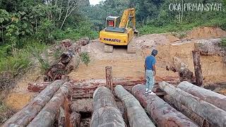 PROSES PEMBUATAN JEMBATAN/AKSES JALUR AIR