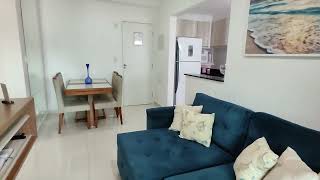 🏖️Apartamento 02 dormitórios com suite, mobiliado 💙🔝