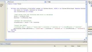Visual Basic 2008 Input and Output