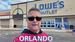 Lowe's Outlet Store Orlando! What's Inside? I Never Knew This Existed!