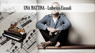 Partitura UNA MATTINA - Ludovico Einaudi Piano