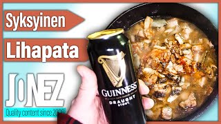 Syksyinen lihapata Guinness oluella