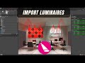 How To Import a LUMINAIRE File in Relux | #7