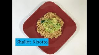 Caramelized Shallot Risotto (Fancy vegetarian dish)