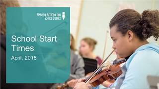 MMSD School Start Times