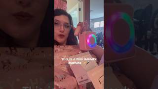 Mini Karaoke Machine Unboxing | HD Sound \u0026 LED Lights