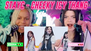 STAYC(스테이씨) 'Cheeky Icy Thang' MV and [Metamorphic] Highlight Medley #1 #2 reaction