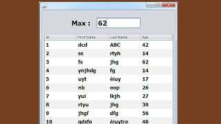 Java Tutorial - How To Get The Maximum Value From JTable Column Using Java [ With Source Code ]