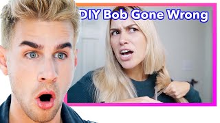 Hairdresser Reacts To DIY Bobs Gone Wrong