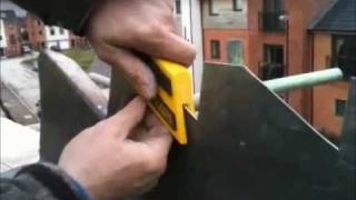 How to install lead step flashing.