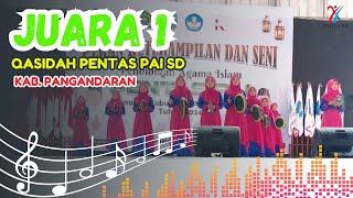 JUARA 1 QASIDAH PENTAS PAI SD KAB. PANGANDARAN TH. 2024