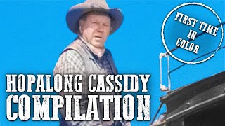 Hopalong Cassidy Compilation | COLORIZED | Full Western Series