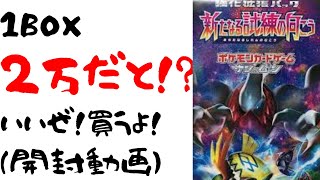 【ポケカ開封】1BOX、2万円を開封した結果！！【新たなる試練の向こう】