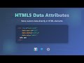 HTML5 Data Attributes: Store Custom Data in HTML Elements Easily!