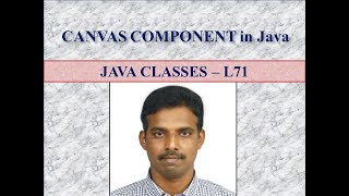 CANVAS in JAVA LEC 71