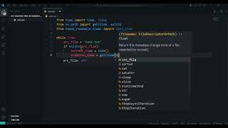 Real Time File Creation Timestamp Monitoring in Python Track File Creation Time with Time Difference