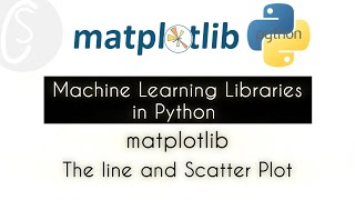 The line and Scatter Plot | matplotlib | Machine Learning Libraries in Python