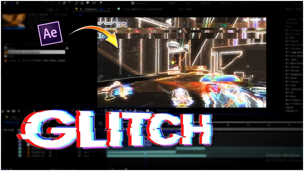 Amv Glitch Transition Effect For After Effectsрџ ґ Youtube