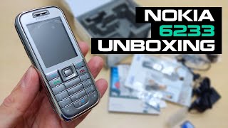 Nokia 6233 Unboxing 4K (RM-145) - Review - Full Pack with all accessories