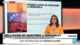 Venezuela: Gobierno y oposición pactan elecciones en 2024 y abren camino al alivio de sanciones