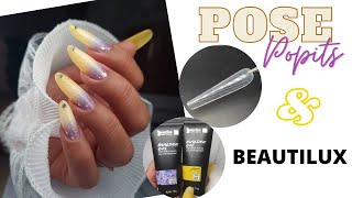 𝑩𝒖𝒊𝒍𝒅𝒆𝒓 𝑮𝒆𝒍 𝐁𝐄𝐀𝐔𝐓𝐈𝐋𝐔𝐗 - 𝐂𝐮𝐭𝐢 𝐆𝐥𝐢𝐭𝐭𝐞𝐫 en popits ✨💛 #dualforms #acrygel #polygel #manucure #nails