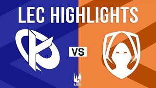 KC vs TH Highlights | LEC 2025 Winter Split Week 2 Day 3 | Karmine Corp vs Team Heretics