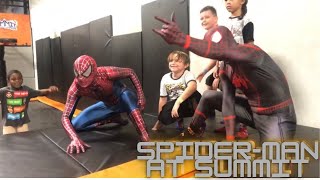 SPIDER-MAN TAKEOVER AT SUMMIT TRAMP PARK