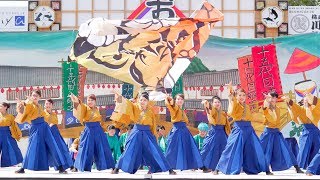 [4K] 大阪芸術大学 よさこい×結び　『夕影想』初披露　おどるんや 紀州よさこい祭り 2019 砂の丸競演場 (中央)