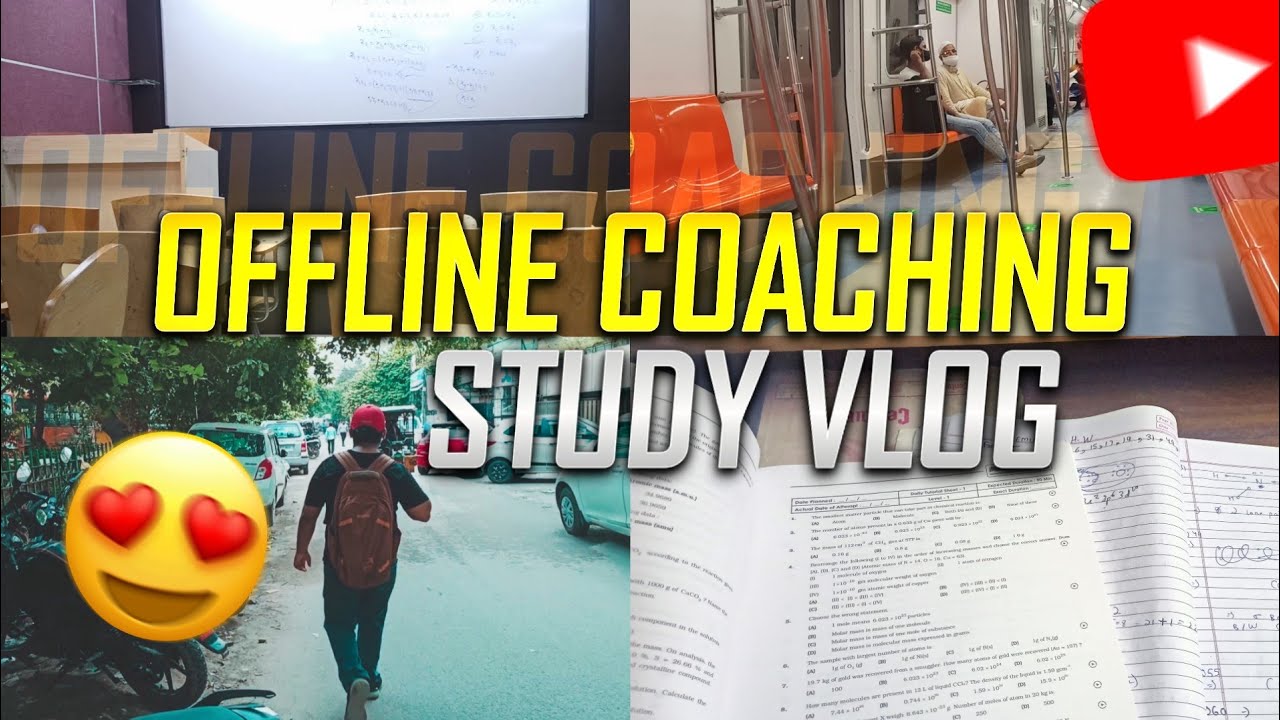 A Day In The Life Of An IIT-JEE Aspirant | Finally Offline Coaching 😍 ...