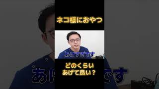 ネコ様におやつ　どのくらい上げてよい？