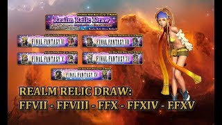 [FFRK] Realm Relic Draw: VII - VIII - X - XIV - XV #160