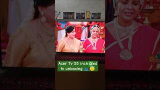 Acer 55 inch 4K Ultra HD Smart QLED Google TV unboxing Tamil 📺❤️😍#sujinSRLifestyle #shorts #trending