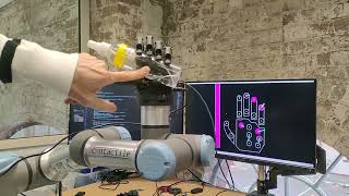 Humanoid Hand with 17x 3D Force Sensors - Cylindrical Grip