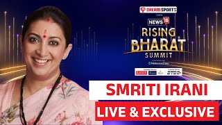 News18 Rising Bharat Summit 2024 LIVE | Smriti Irani Exclusive | English News | News18 LIVE