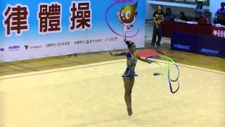 102年全運會韻律體操Rhythmic Gymnastic李莉婷_彩帶