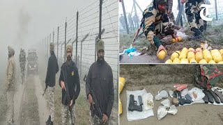 Drugs seized along India-Pakistan border in Punjab’s Gurdaspur, BSF jawan injured