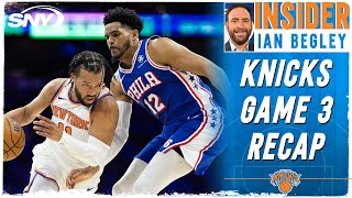 Ian Begley reacts to Knicks players calling Joel Embiid 'dirty' and 'reckless' | SNY